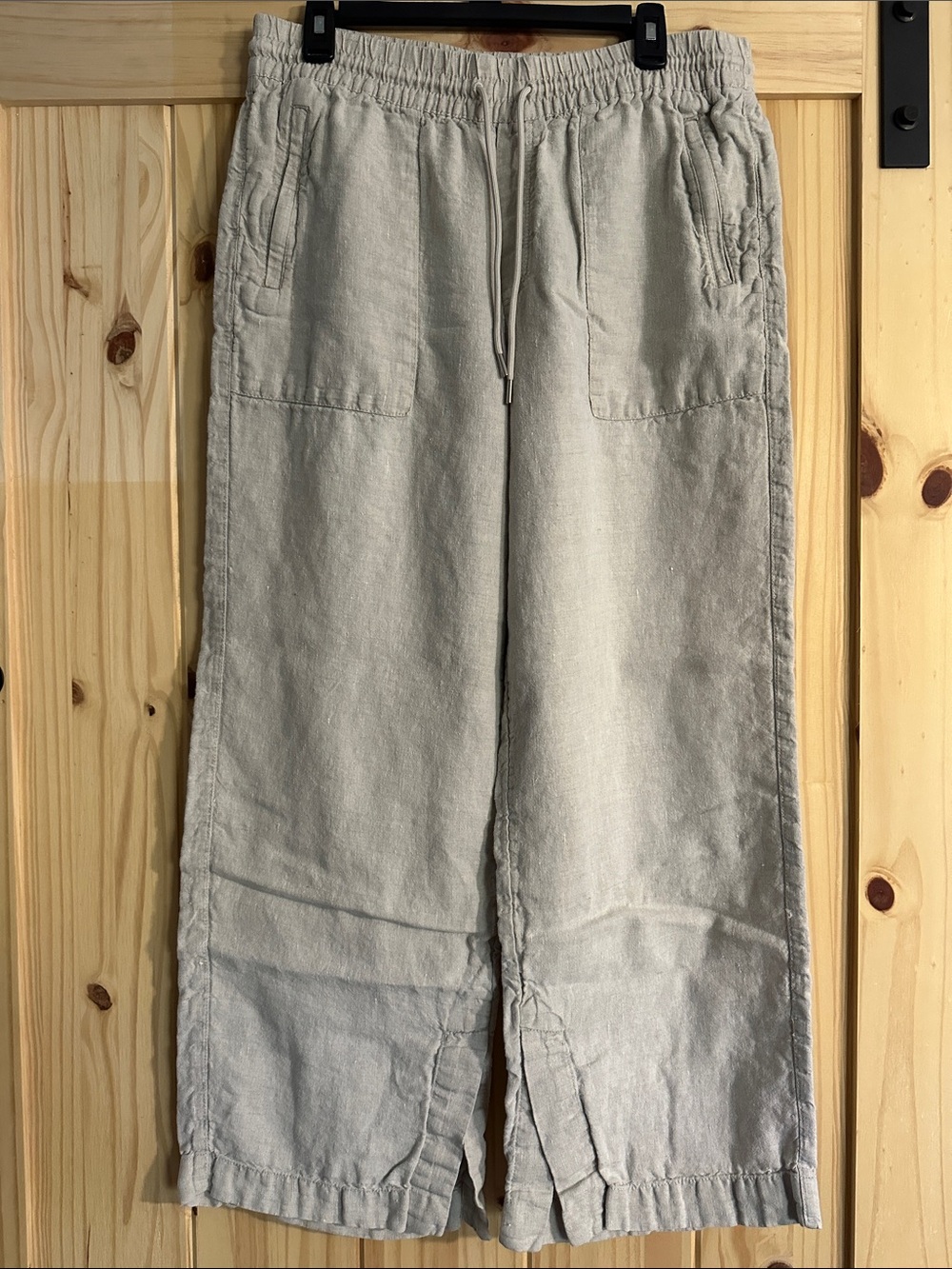 Athleta Retreat Linen High Rise Wide-Leg Pants